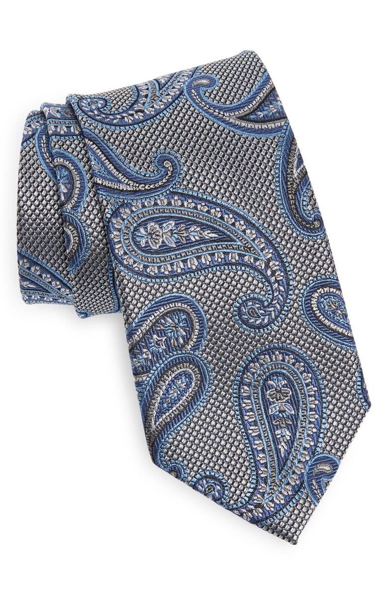 Nordstrom Paisley Silk Tie, Main, color,