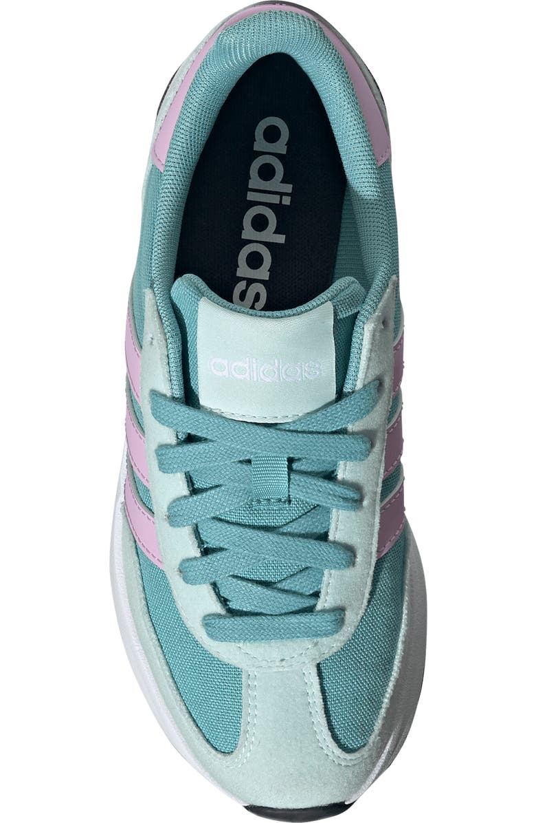 adidas Kids' Run '70s Sneaker, Alternate, color, Mint/ Lilac/ Halo Mint