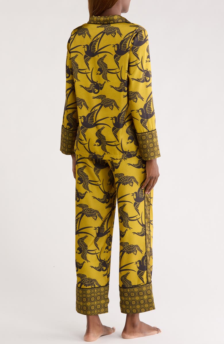 KILO BRAVA Print Pajamas, Alternate, color, Antique Swallows