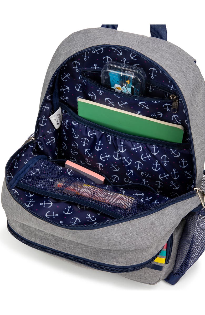 Nautica Hearts 16 Inch Backpack for Kids and Teens, Alternate, color, Hearts