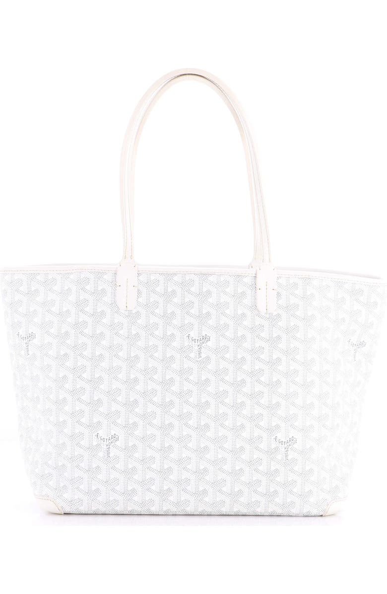 Pre-Owned Goyard Artois Tote Coated Canvas PM, Alternate, color, White