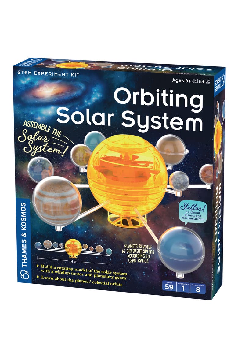 Orbiting Solar System Model, Alternate, color, MULTI
