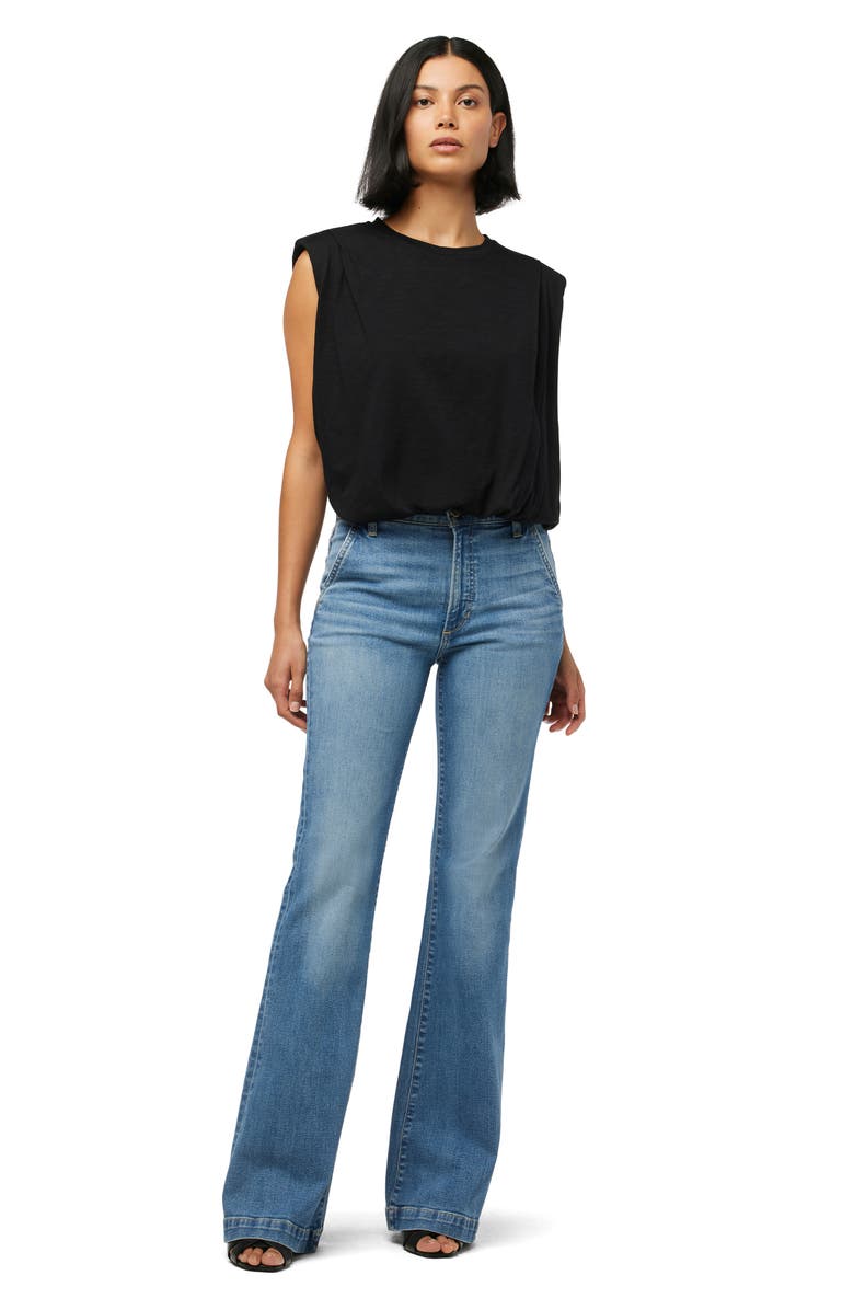 Joe's The Arden Sleeveless Cotton Blend Tank, Alternate, color, Black