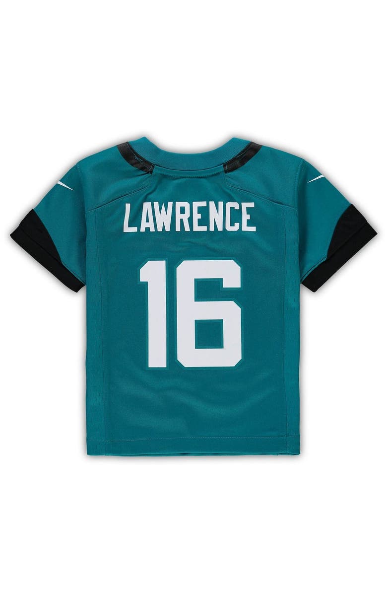 Nike Preschool Nike Trevor Lawrence Teal Jacksonville Jaguars Game Jersey, Alternate, color, 