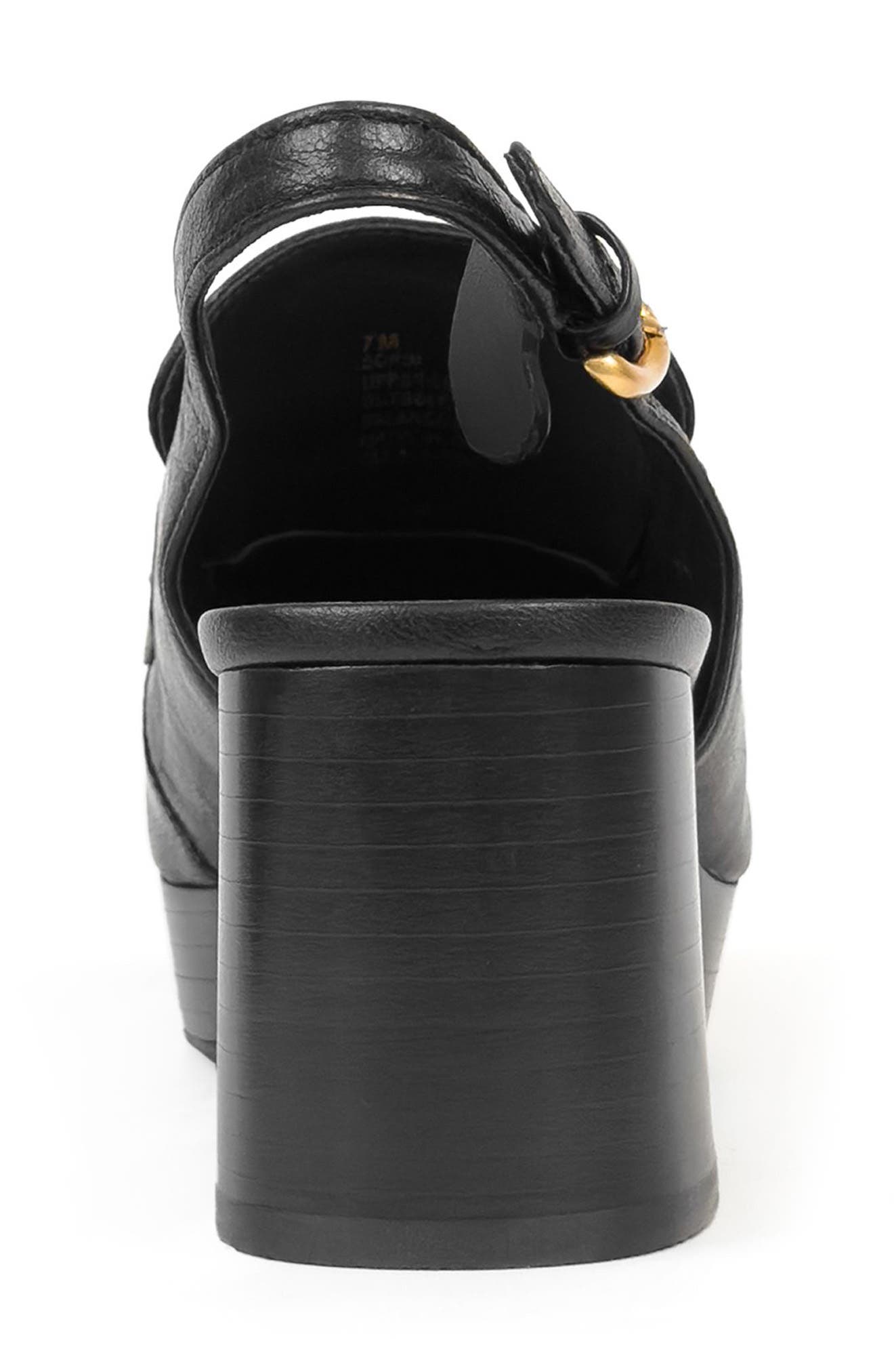 Aerosoles Sorin Slingback Bit Loafer Pump, Alternate, color, 001-Black Leather