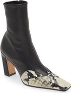Khaite Dallas Square Toe Sock Bootie