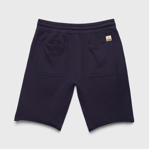 Surfside Supply Co. Sailor Drawstring Terry Short In Navy Blazer
