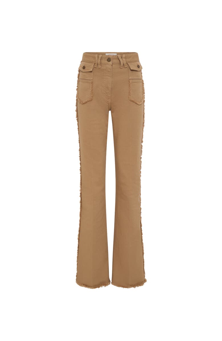 GERARD DAREL Anna Frayed Edge Jeans, Alternate, color, Sand