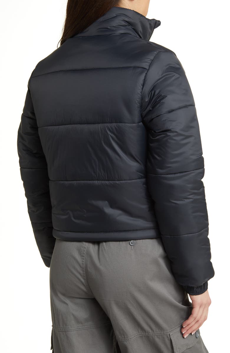 Topo Designs Mountain Water Resistant Recycled Nylon Puffer Jacket, Alternate, color, Black