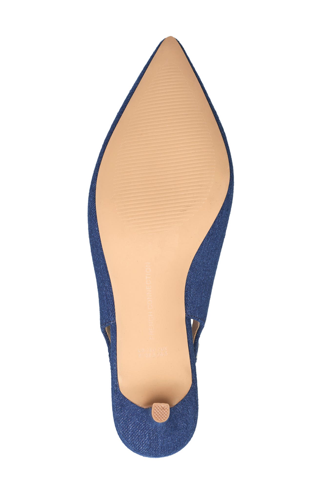 French Connection Quinn Slingback Pump, Alternate, color, Denim
