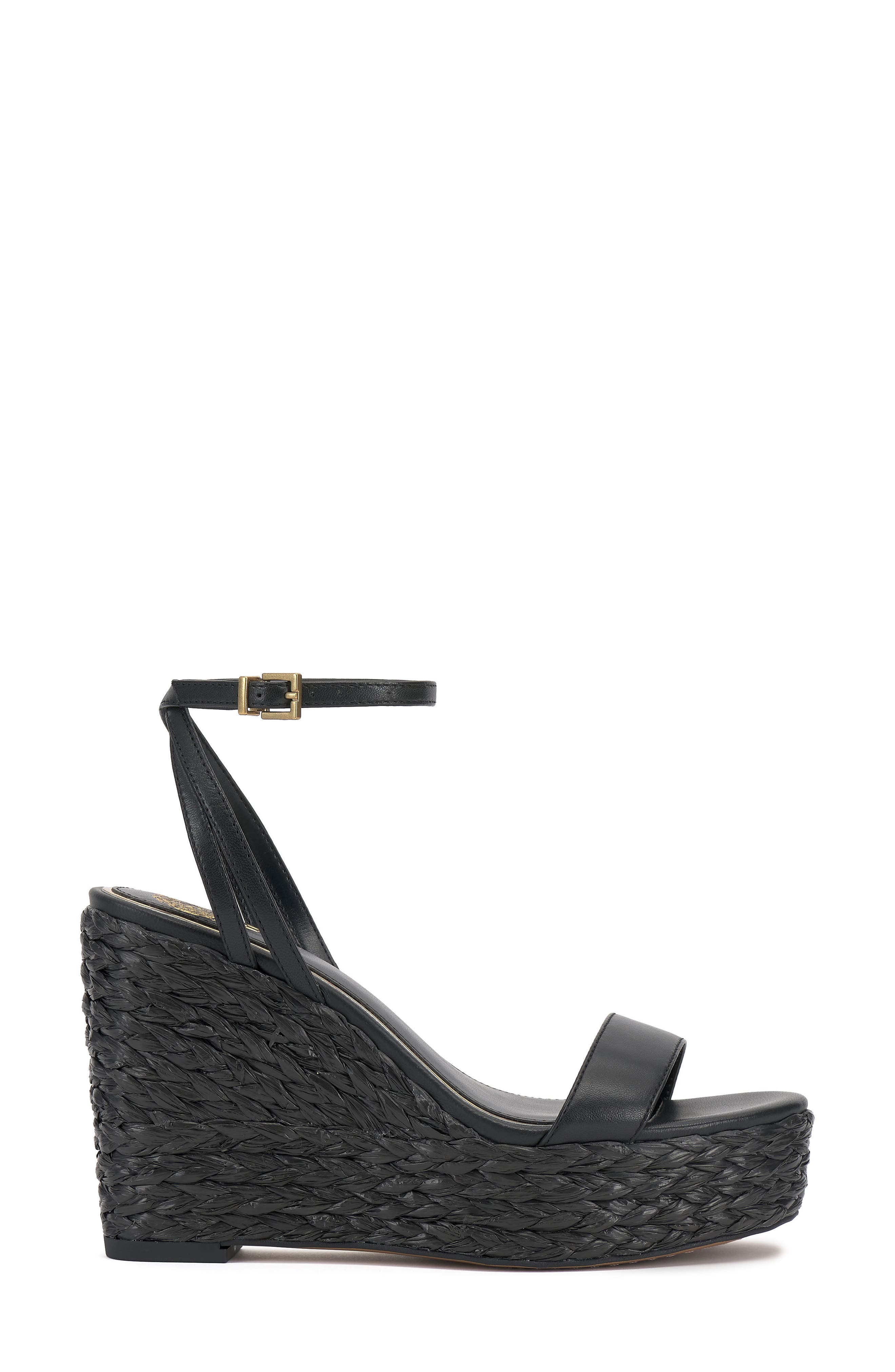 Vince Camuto Emrey Platform Wedge Sandal, Alternate, color, Black
