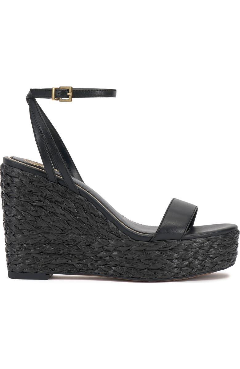 Vince Camuto Emrey Platform Wedge Sandal, Alternate, color, Black