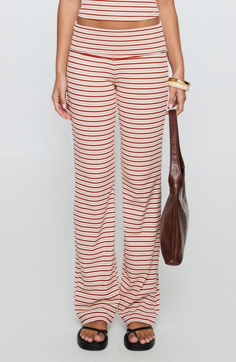 Ace of Spades Stripe Strapless Top & Pants Set