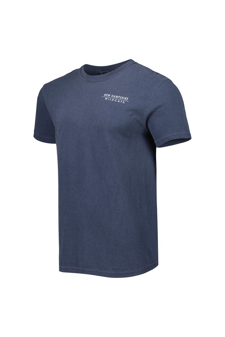 Men's Navy New Hampshire Wildcats Landscape Shield T-Shirt, Alternate, color, Navy