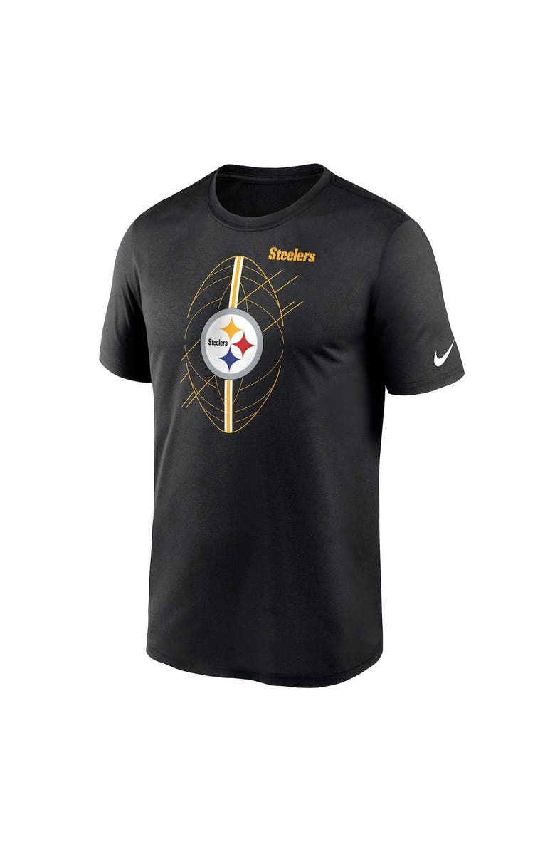 Nike Men's Nike  Black Pittsburgh Steelers Legend Icon Performance T-Shirt, Alternate, color, 