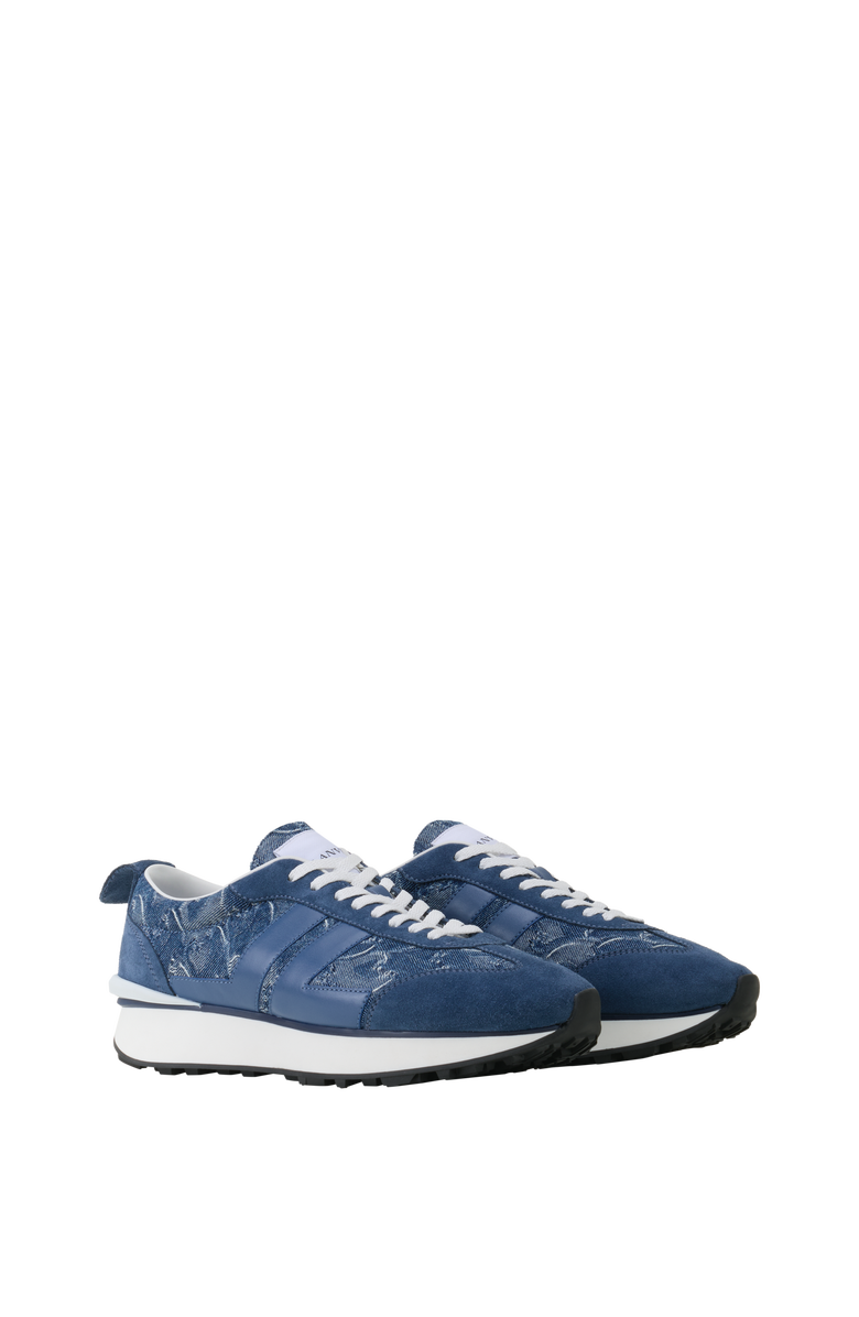 Lanvin Lunar Year Bumpr Sneakers In Denim, Alternate, color, Blue