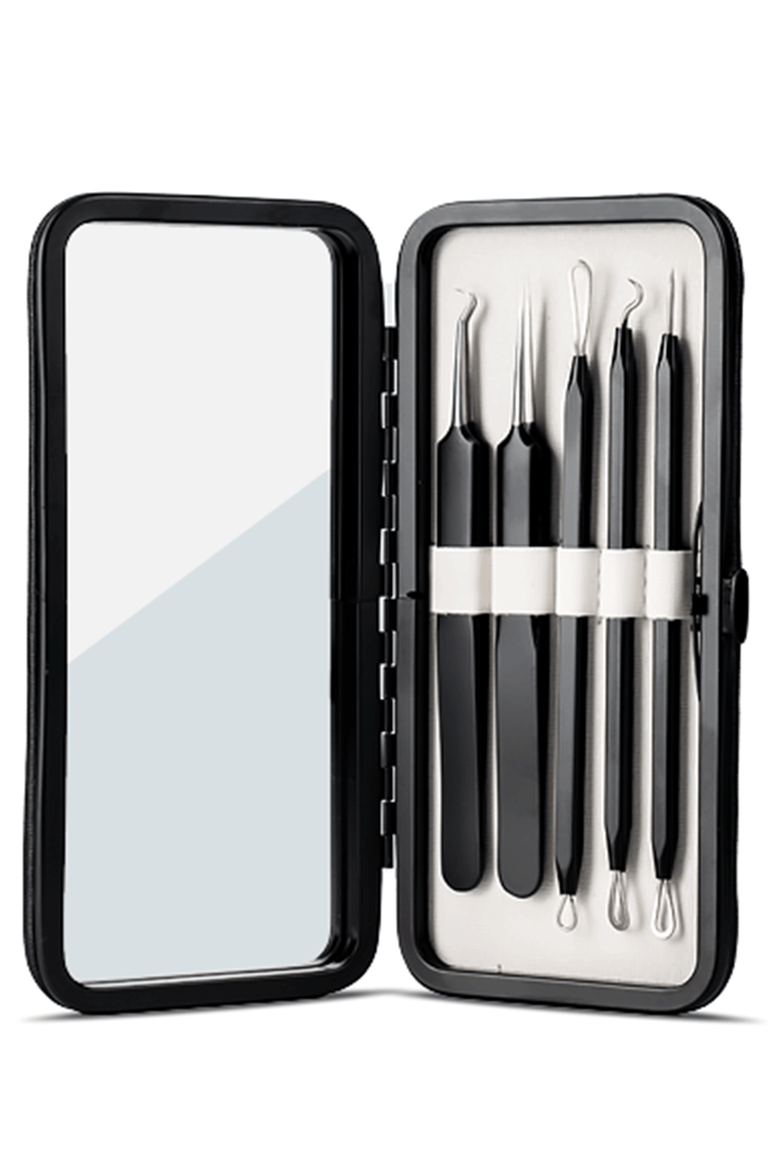 Acne & Blackhead Remover Skin Tool Set, Main, color, None