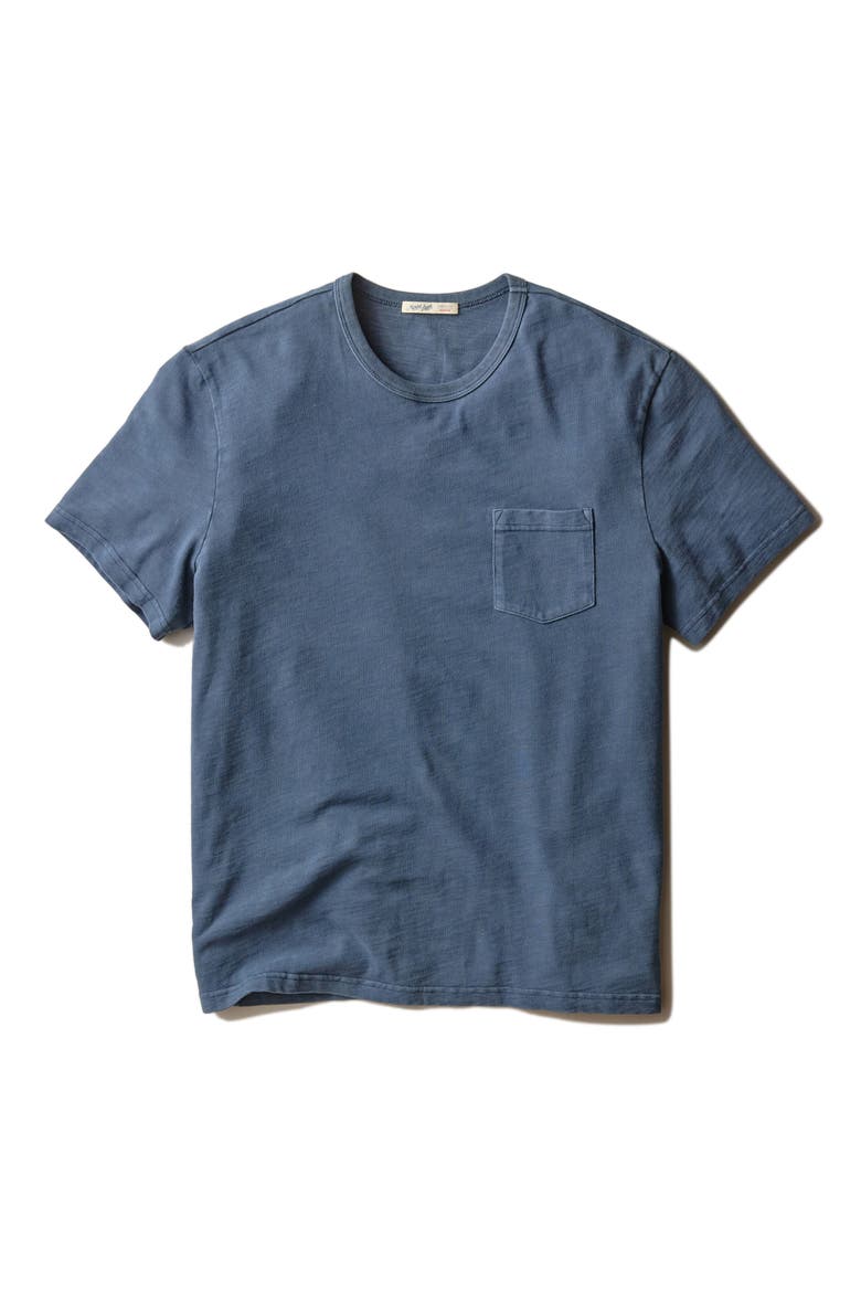 Luxe Slub Pocket T-Shirt, Alternate, color, NAVY