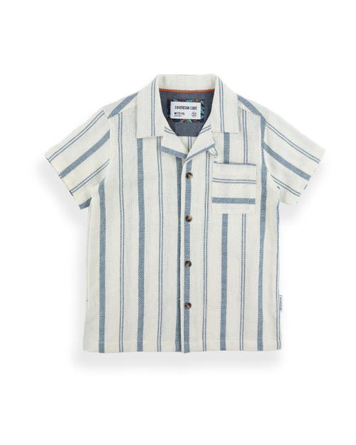 Sovereign Code Evander Shirt in Lt Blue/Bolo Stripe  product