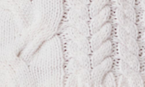 Splendid Annabella Cable Crewneck Sweater In Neutral