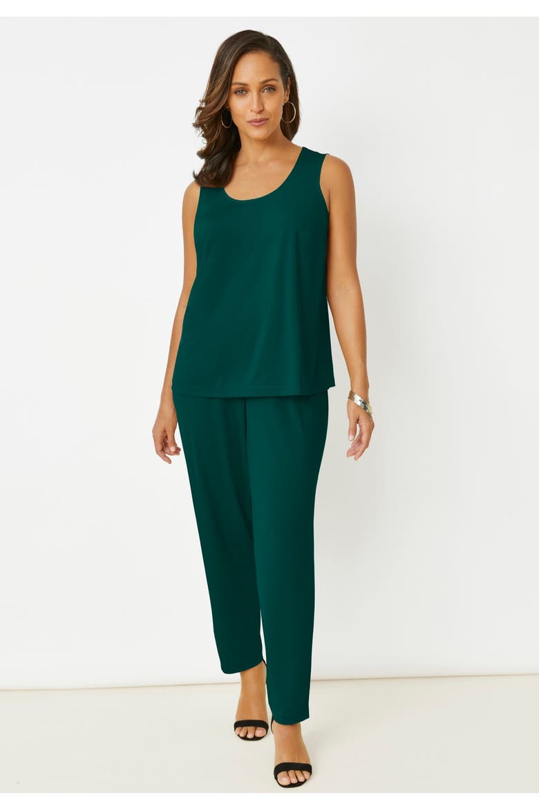 Stretch Knit 4 Piece Wardrober, Alternate, color, EMERALD GREEN