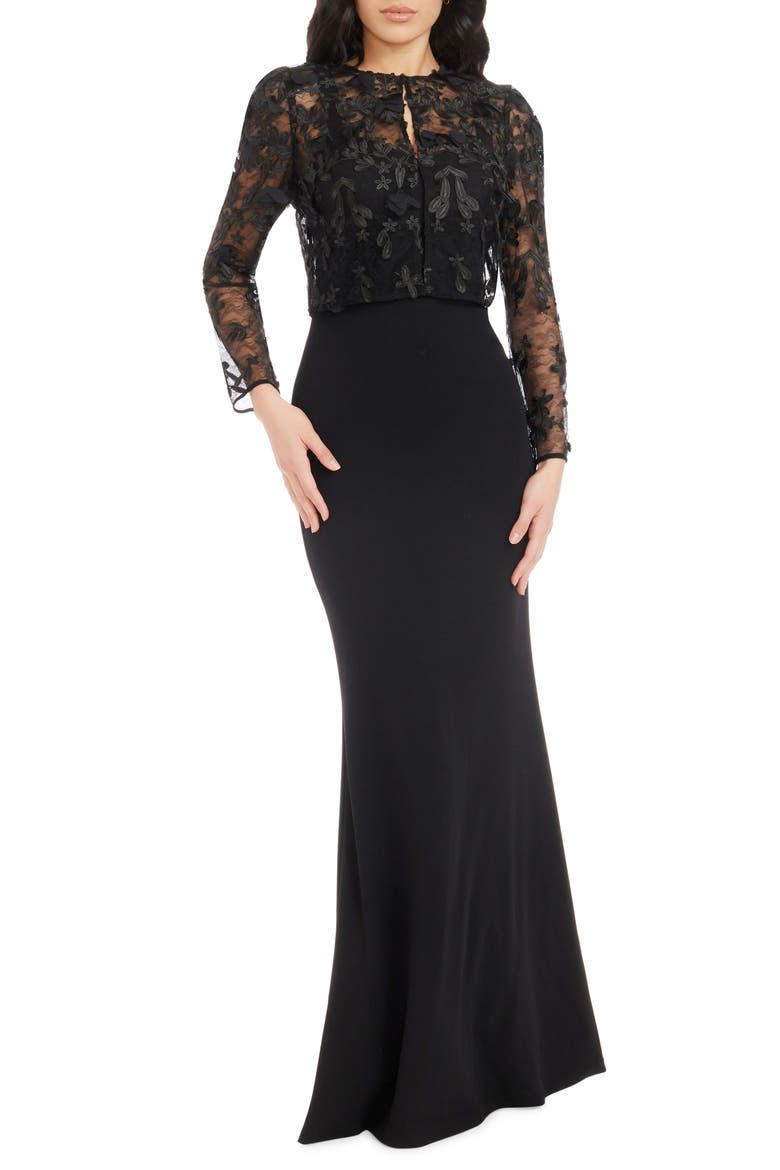 sheer jacket over dress Geranium - Sheer wrap jacket