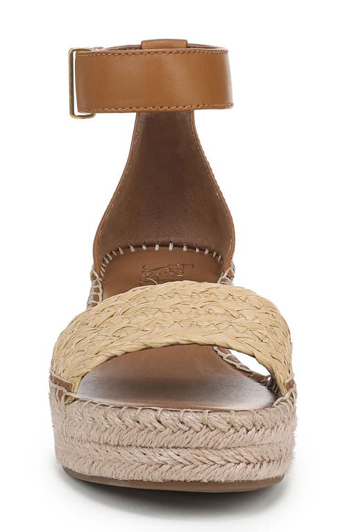 Franco Sarto Pela Espadrille Platform Sandal In Natural Beige