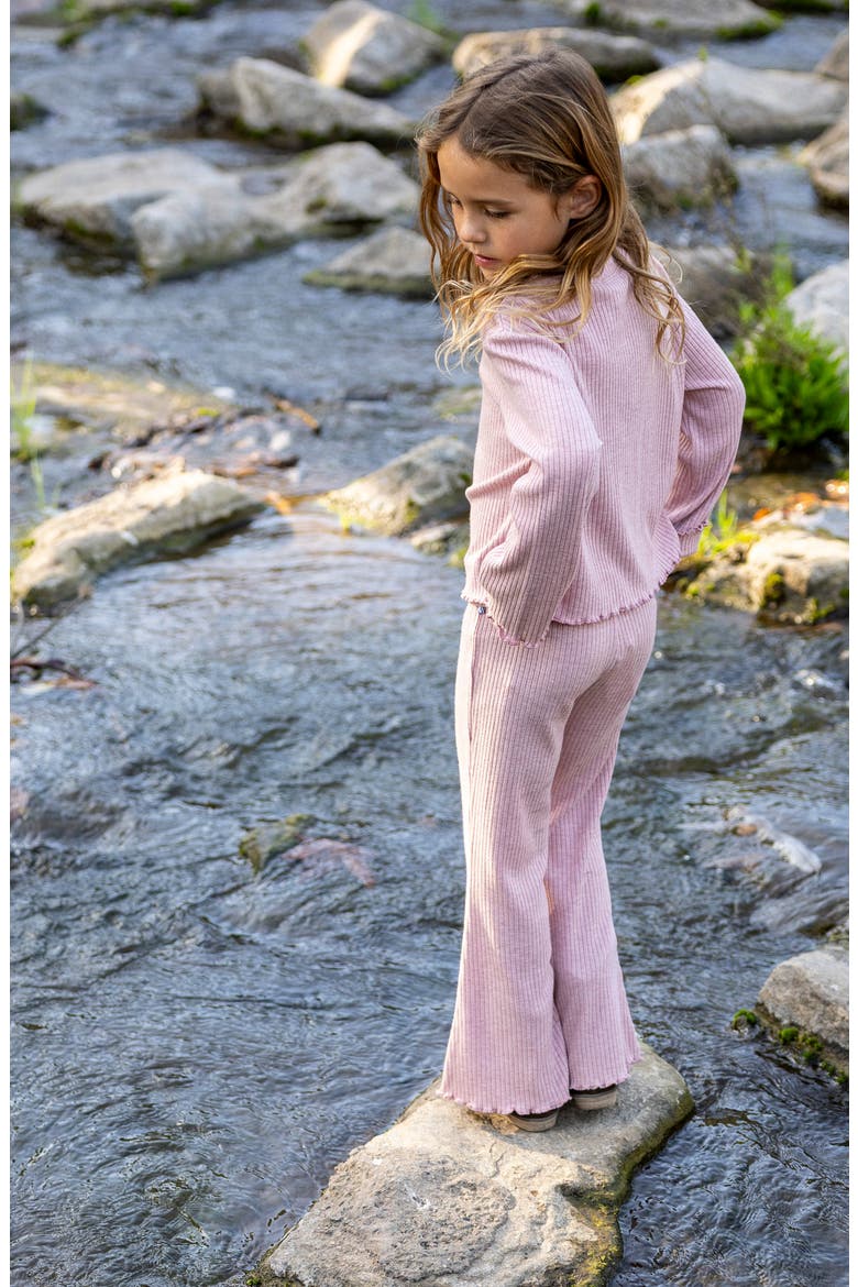 Meadow Bell Bottom Pants, Alternate, color, ROSE QUARTZ