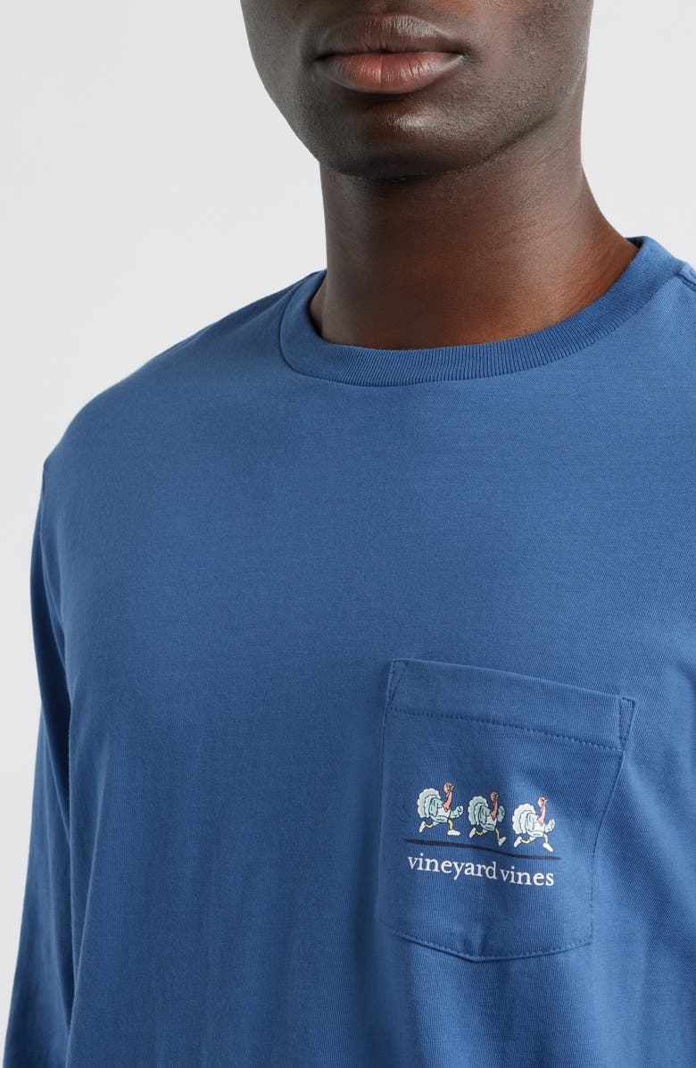 vineyard vines Turkey Trot Cotton Graphic T-Shirt, Alternate, color, Moonshine