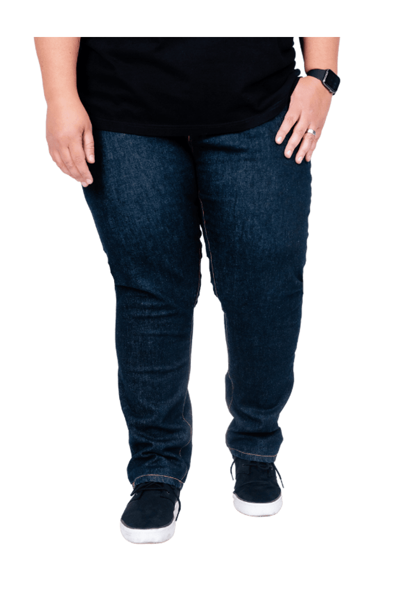 Slim-Straight, Premium Indigo Stretch Jeans, Main, color, Indigo