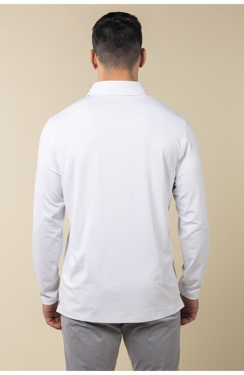 ASHWORTH GOLF LS Shore Polo, Alternate, color, White