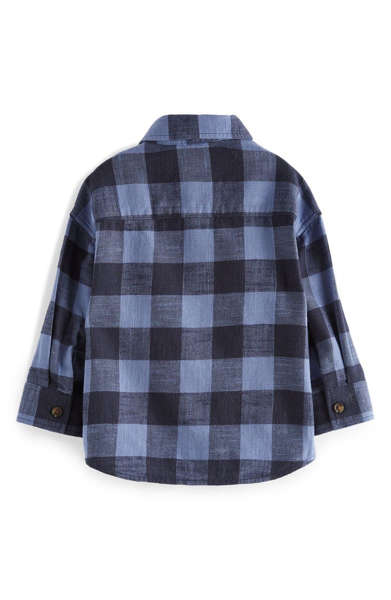 NEXT Kids' Plaid Cotton Button-Up Shirt, Alternate, color,