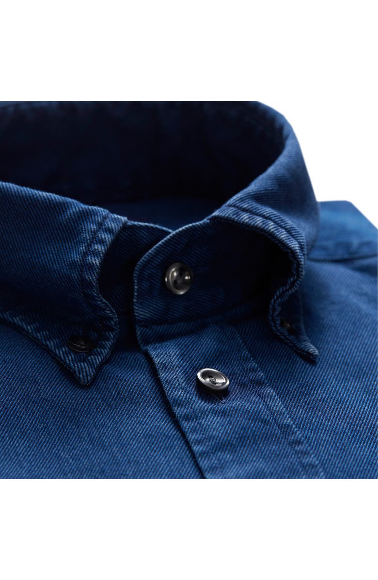 Eton Soft Casual Line Contemporary Fit Chambray Shirt, Alternate, color, 