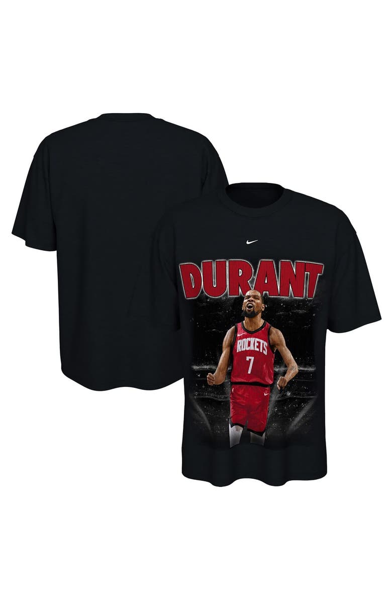 Nike Unisex Nike Kevin Durant Black Houston Rockets New Faces x New Places T-Shirt, Main, color, Black