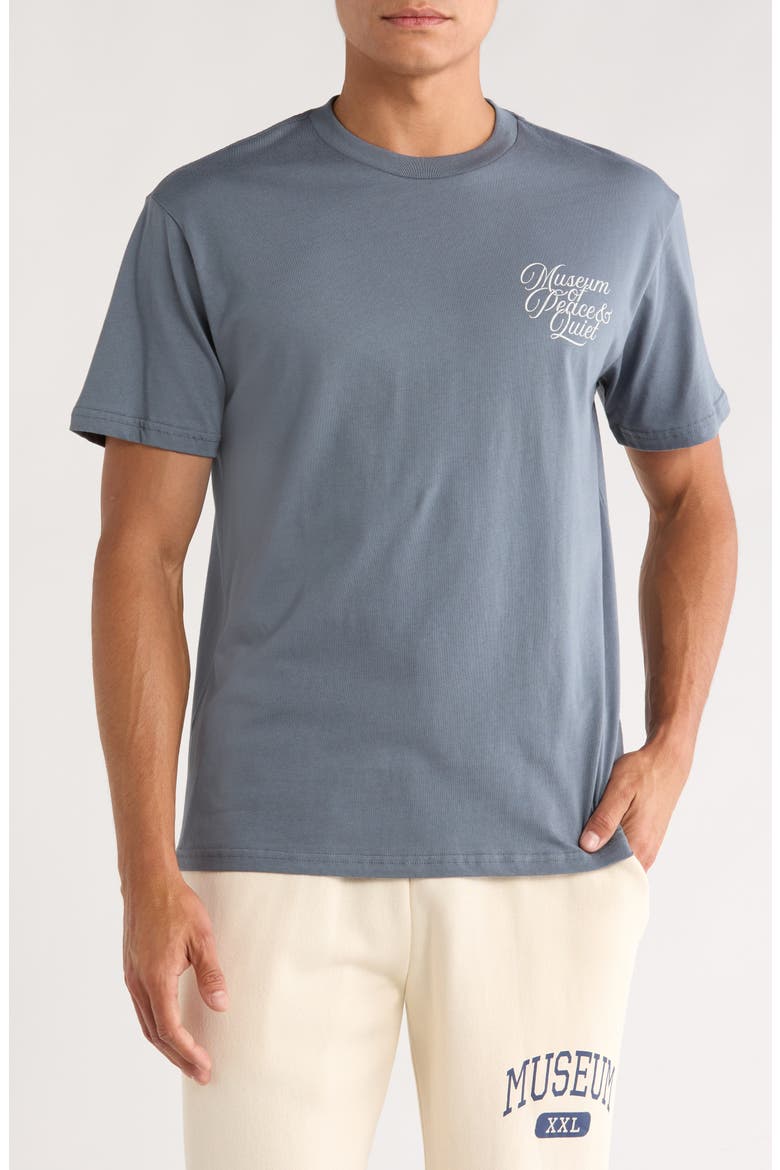 Scribe Graphic T-Shirt, Main, color, SLATE