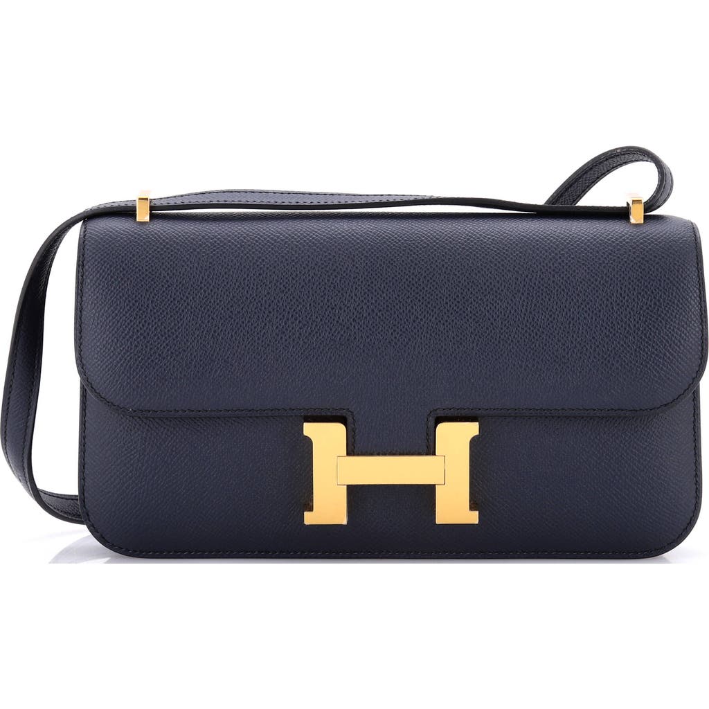 Pre-owned Hermes Hermes Constance Elan Nm Bag Epsom 25 In Blue