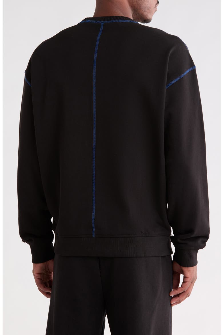Nothalic Cotton Graphic Sweatshirt, Alternate, color, BLACK