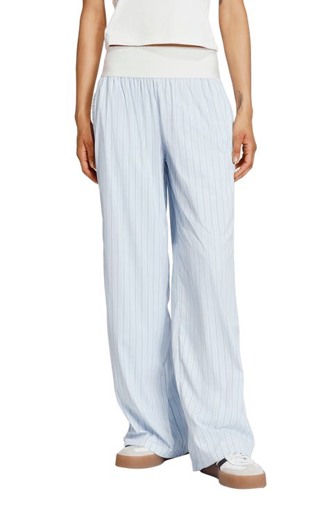 Stripe Wide Leg Pant