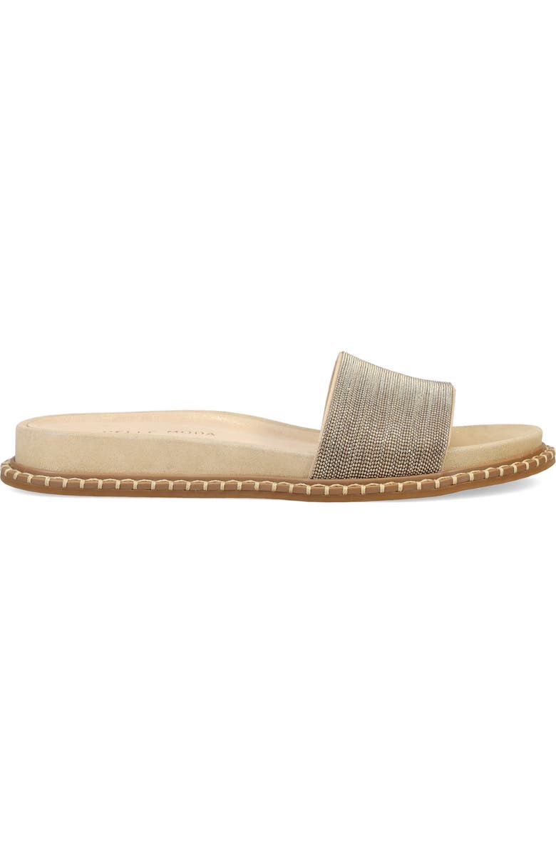 Pelle Moda Nyra Slide Sandal, Alternate, color, Platinum Gold
