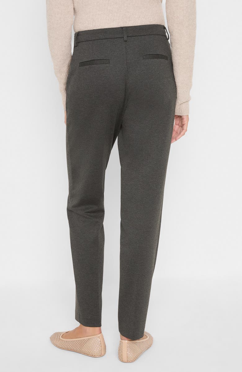 NIC+ZOE Ponte Straight Leg Pants, Alternate, color, Charcoal