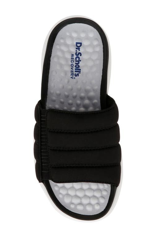 Shop Dr. Scholl's Feel Free Recovery Slide Sandal In Black