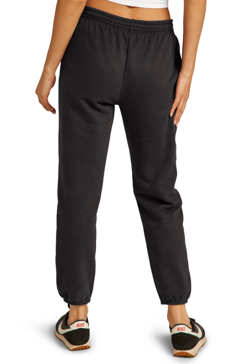 On the Go Cotton Blend Joggers, Alternate, color, BLACK