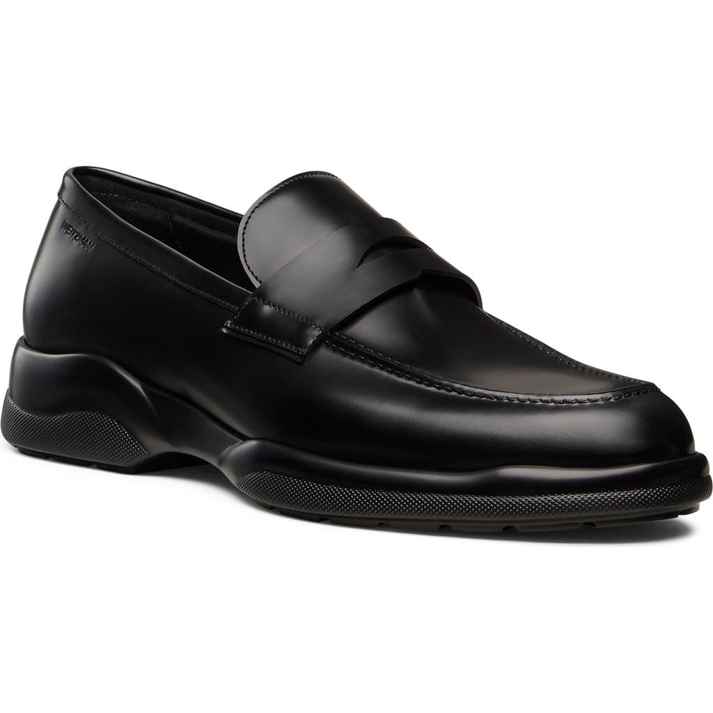 Stuart Weitzman Chad Penny Loafer In Black