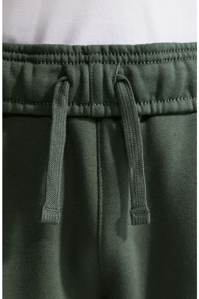 Kids' Solo Swoosh Fleece Cuffed Pants, Alternate, color, 303 CAMO GREEN/SAIL