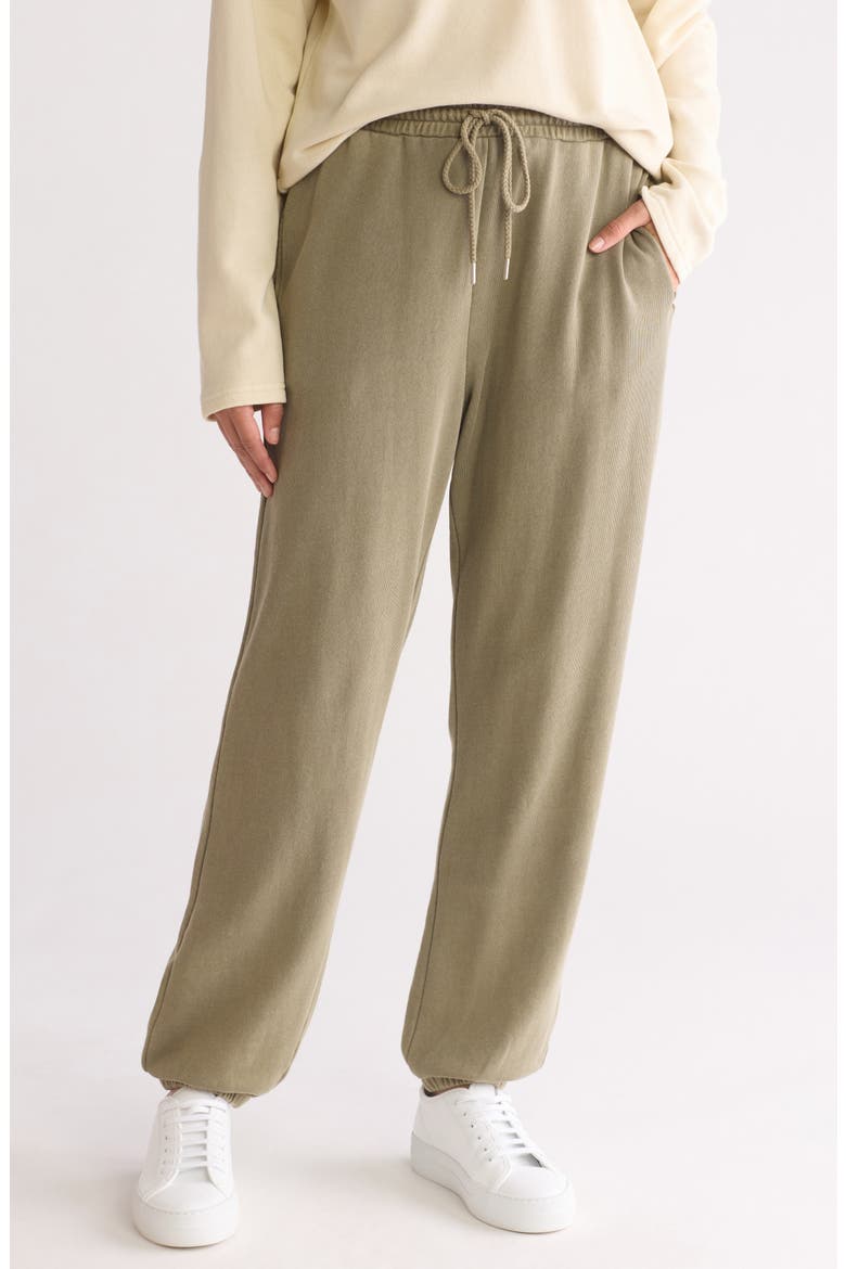 Haze Skinny Beach Terry Joggers, Main, color, DRIED SAGE