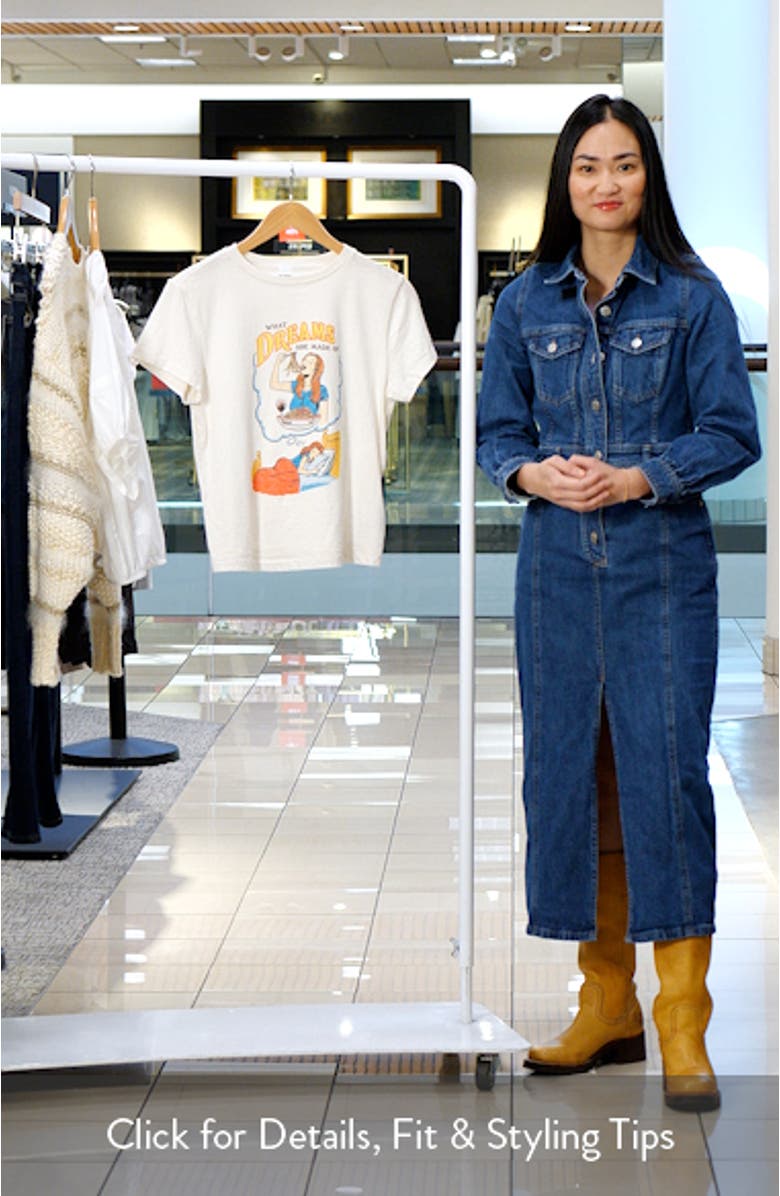 Classic Dreams Cotton Graphic T-Shirt, sales video thumbnail