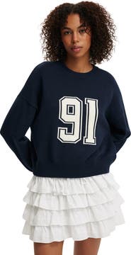 Cotton On Women's Cotton Crew Neck Sweater