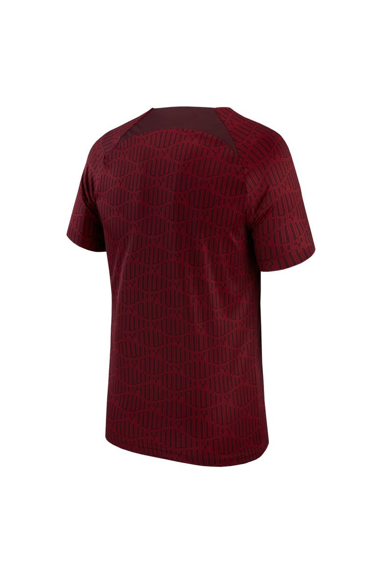 Men's Nike Burgundy Liverpool 2022/23 Pre-Match Top, Alternate, color, Burgundy