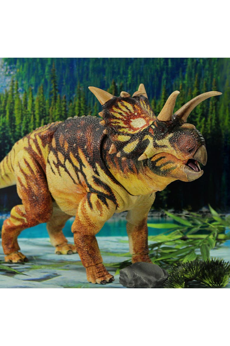 Xenoceratops 1/18th Scale Dinosaur 14 Inch Action Figure, Alternate, color, Multicolored