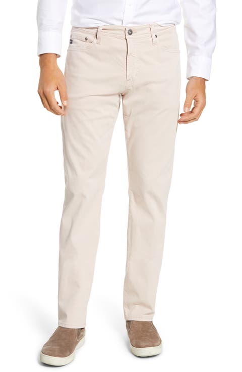 Everett Stretch Sateen Slim Straight Pants